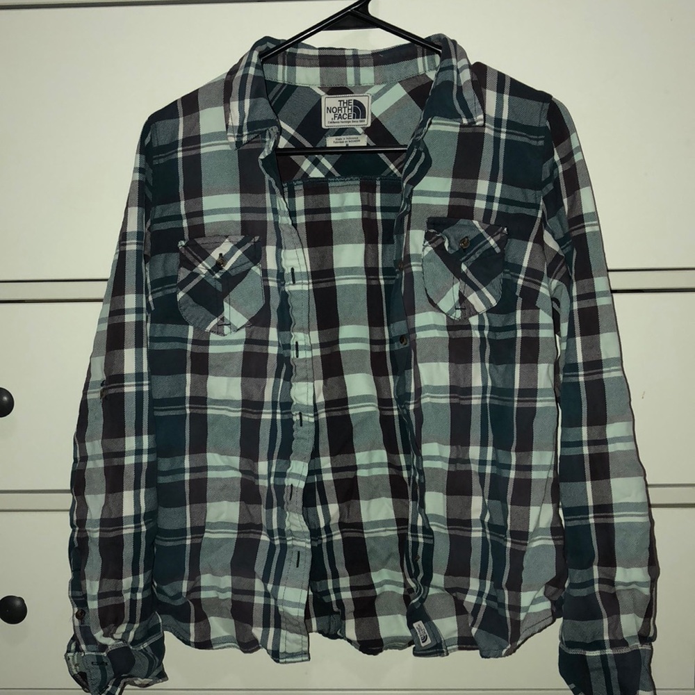 North face heavy flannel